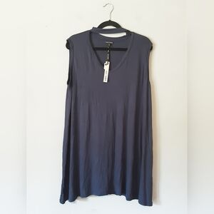 Coco + Carmen Blue Plus Size Tank Top w/Choker NWT